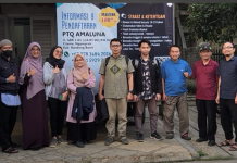 Kegiatan pemberdayaan ekonomi pesantren kerjasama Tim Dosen PKM Polban dengan Rumah Qur'an Amaluna di Bandung Barat