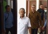 Mantan Wali Kota Bandung Yana Mulyana saat menjalani persidangan