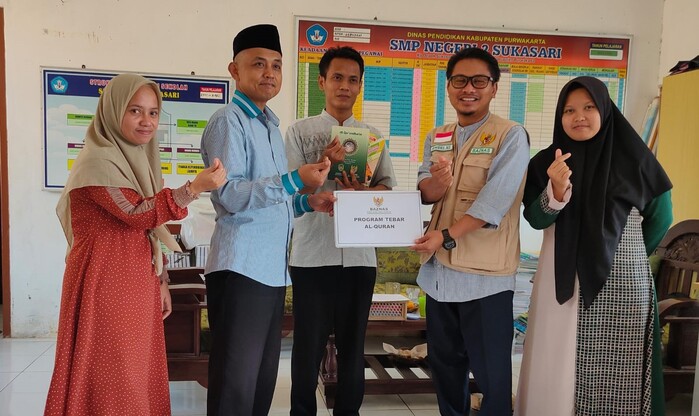 Bentengi Para Remaja dengan Alquran, SMPN 2 Sukasari Gandeng Baznas Purwakarta