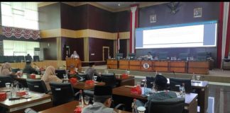 Rapat paripurna DPRD Kota Bogor