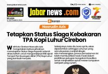 Nasrudin Azis Tetapkan Status Siaga Kebakaran TPA Kopi Luhur Cirebon