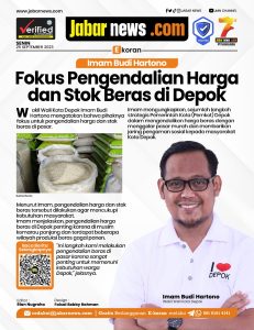 Imam Budi Hartono Fokus Pengendalian Harga dan Stok Beras di Depok