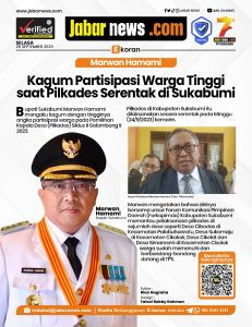 Marwan Hamami Kagum Partisipasi Warga Tinggi saat Pilkades Serentak di Sukabumi
