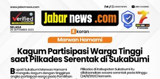 Marwan Hamami Kagum Partisipasi Warga Tinggi saat Pilkades Serentak di Sukabumi