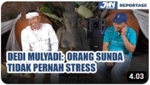 Dedi Mulyadi Sebut Orang Sunda Tak Pernah Stress, Selesaikan Masalah dengan Dialog
