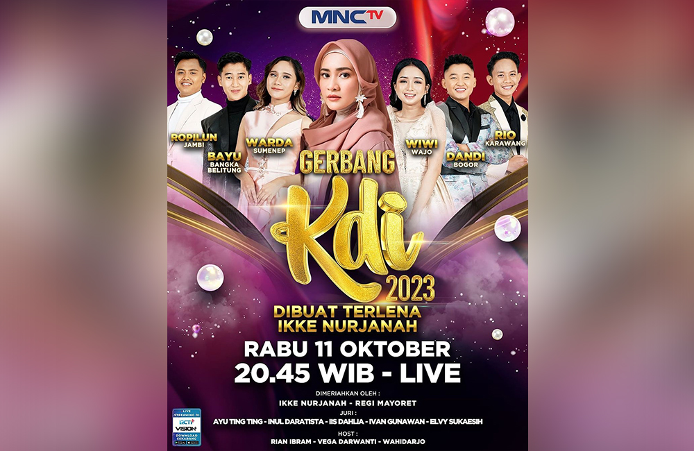 6 Calon Bintang KDI ditantang Untuk Buat Hati Ikke Nurjanah Terlena