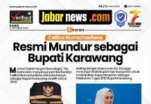 Cellica Nurrachdiana Resmi Mundur Sebagai Bupati Karawang