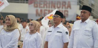 Jajaran pengurus DPC Partai Gerindra Kota Bogor