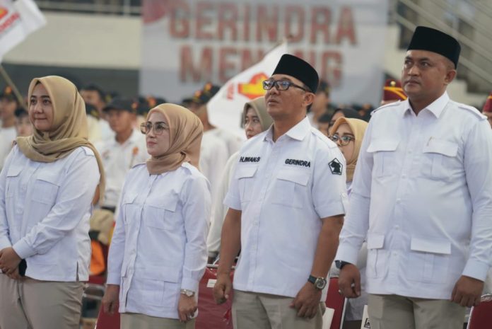 Jajaran pengurus DPC Partai Gerindra Kota Bogor
