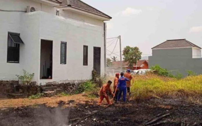 Kebakaran Lahan di Kota Banjar