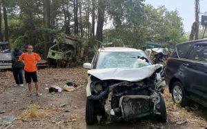 Kecelakaan di Tol Cipularang, Dua Orang Terluka