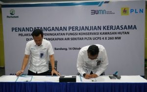 PLN UIP JBT dan Perhutani Sepakat Tingkatkan Konservasi Hutan di Sekitar PLTA Cisokan