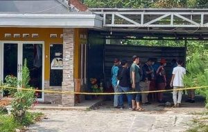 Lokasi pembunuhan ibu dan anak di Kecamatan Jalancagak Subang.