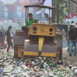 Pemusnahan Miras di Bogor