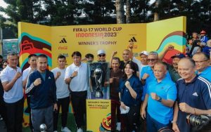 Trofi Piala Dunia U-17 2023 Dipamerkan di Kota Bandung