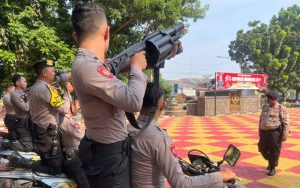 Jelang Operasi Mantap Brata, Polres Purwakarta Latih Tim Raimas