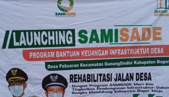 Salah satu sosialisasi program Samisade di Kabupaten Bogor