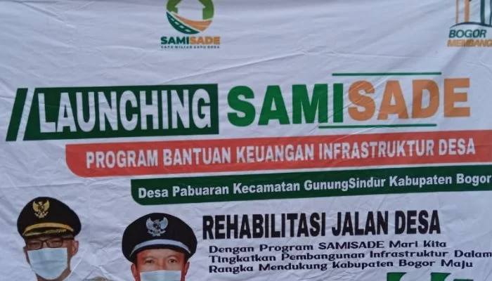 Salah satu sosialisasi program Samisade di Kabupaten Bogor