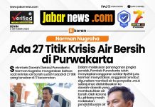 Norman Nugraha: Ada 27 Titik Krisis Air Bersih di Purwakarta