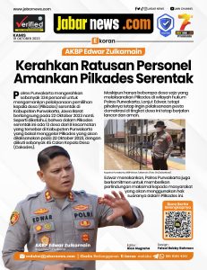 Edwar Zulkarnain Kerahkan Ratusan Personel Amankan Pilkades Serentak