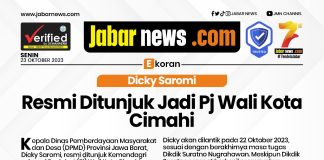 Dicky Saromi Resmi Ditunjuk Jadi Pj Wali Kota Cimahi