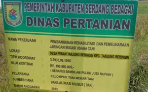 Angaran DAK Rp20 Miliar Dialihkan untuk Proyek Swakelola, Ini Penjelasan Distan Serdang Bedagai