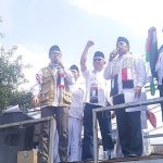 Aksi solidaritas bela Palestina di Kota Cimahi (1)