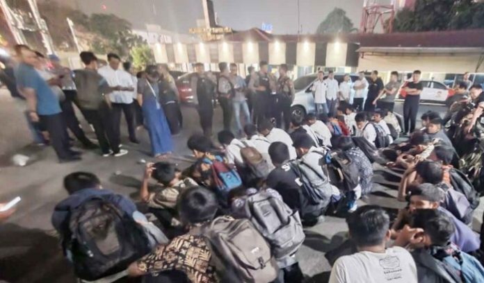 Belasan pelajar SMK di Kota Bogor diamankan pihak kepolisian