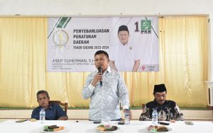 DPRD Jabar Sosialisasikan Perda Fasilitasi Penyelenggaraan Pesantren di Desa Ciherang Cianjur