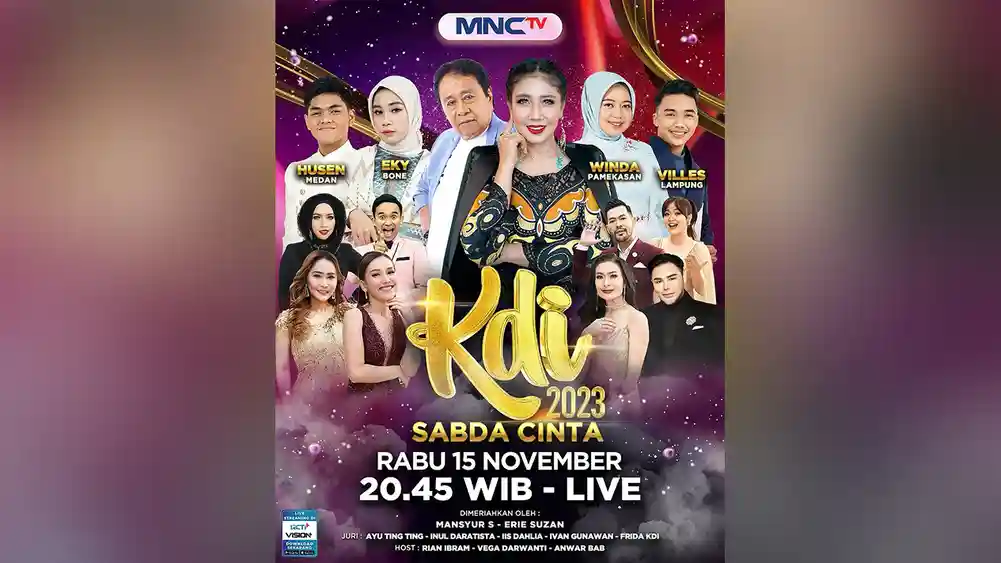 Flyer Konser KDI 2023 Sabda Cinta