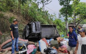 Truk Tronton Seruduk Dua Motor di Cikalongkulon Cianjur, Satu Orang Tewas