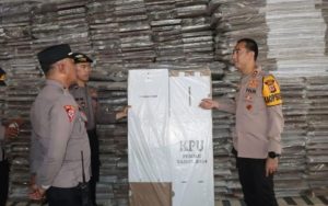 Polres Garut Pastikan Logistik Pemilu 2024 Tersimpan Aman