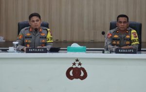 Terkait Pengamanan Pemilu 2024, Kapolres Purwakarta Lakukan Anev