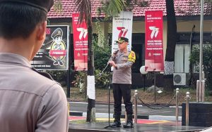 Amankan Aksi Buruh, Polres Purwakarta Kedepakan Sikap Humanis