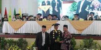 Prosesi wisuda mahasiswa Uninus Bandung