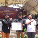 Serah terima Kirab Pemilu 3024 di Purwakarta (1)