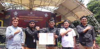 Serah terima Kirab Pemilu 3024 di Purwakarta (1)