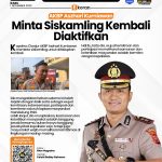 Aszhari Kurniawan Minta Siskamling Kembali Diaktifkan