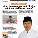 Herman Suherman Minta Guru Penggerak di Cianjur Tidak Pindah ke Luar Daerah