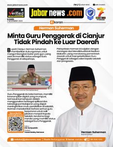 Herman Suherman Minta Guru Penggerak di Cianjur Tidak Pindah ke Luar Daerah