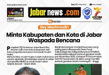 Bey Machmudin Minta Kabupaten dan Kota di Jabar Waspada Bencana