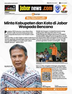 Bey Machmudin Minta Kabupaten dan Kota di Jabar Waspada Bencana