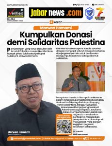 Marwan Hamami Kumpulkan Donasi Demi Solidaritas Palestina