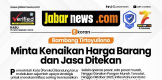 Bambang Tirtoyuliono Minta Kenaikan Harga Barang dan Jasa Ditekan