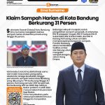 Ema Sumarna Klaim Sampah Harian di Kota Bandung Berkurang 31 Persen