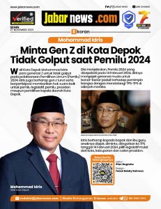Mohammad Idris Minta Gen Z di Kota Depok Tidak Golput saat Pemilu 2024