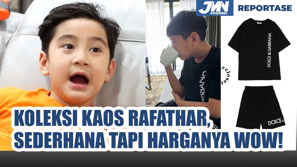 6 Koleksi Kaos Milik Rafathar, Modelnya Sederhana Tapi Harganya Bikin Geleng-Geleng Kepala
