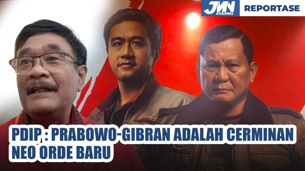 PDIP Sebut Prabowo-Gibran sebagai Cerminan Neo Orde Baru