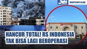 VIDEO: RS Indonesia di Palestina Hancur Lebur Dibombardir Tentara Israel