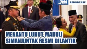 Momen Menantu Luhut, Maruli Simanjuntak Dilantik oleh Presiden Jokowi sebagai KSAD